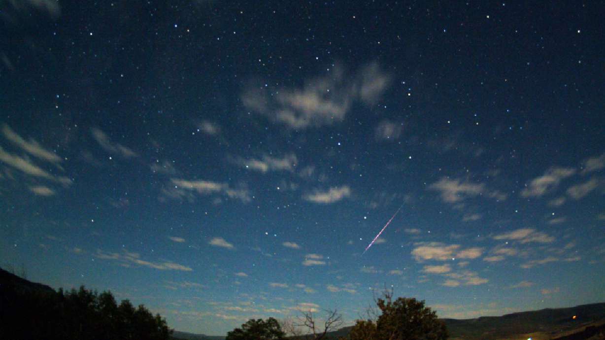 Meteor shower with ‘double normal rates’ peaks on Thursday