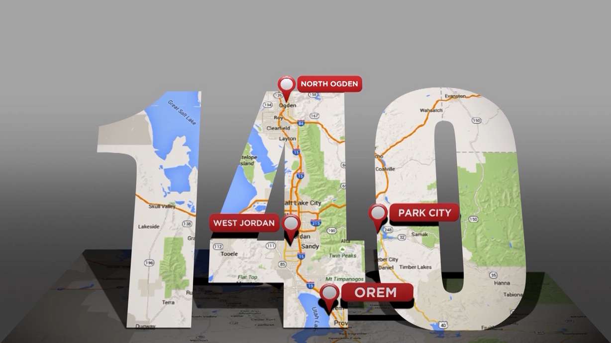 Joe Hernandez, 51, sons Jeremy Hernandez, 31, and Isaac Hernandez, 26, as well as Thomas Blymiller, 25, have now been connected to 140 home burglary cases (Photo via KSL-TV)