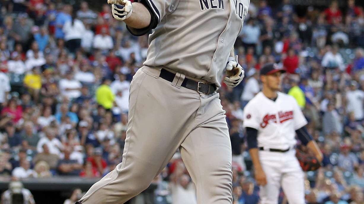 McCann, Drew homer, Yankees break 5-game skid, beat Indians