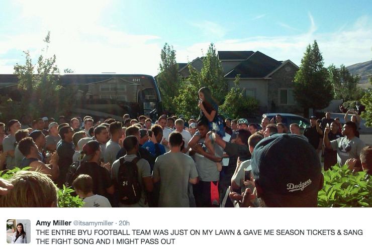 Cougar Clicks: Suspended Huskers, schedule change and a BYU fan's day made