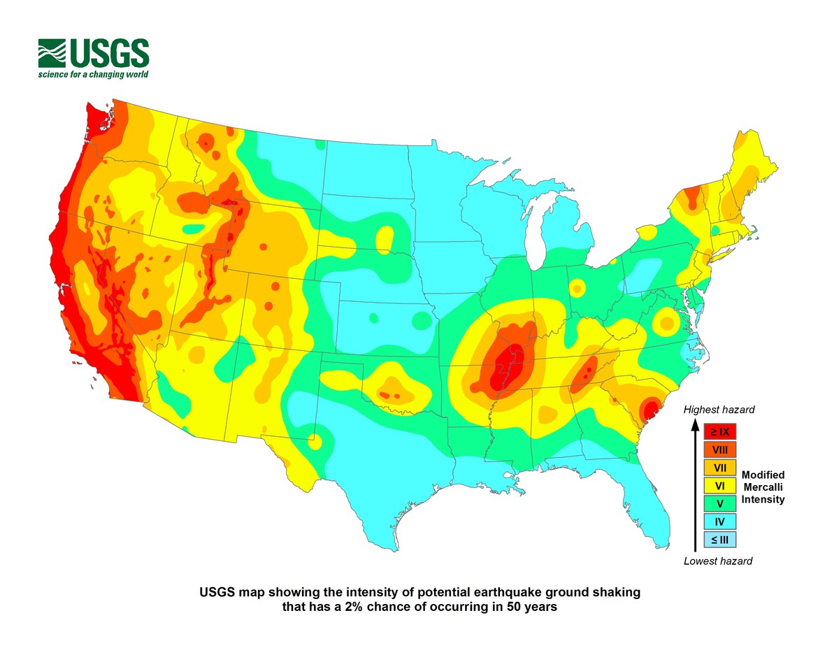 Nearly half of Americans live in areas prone to earthquakes, study says