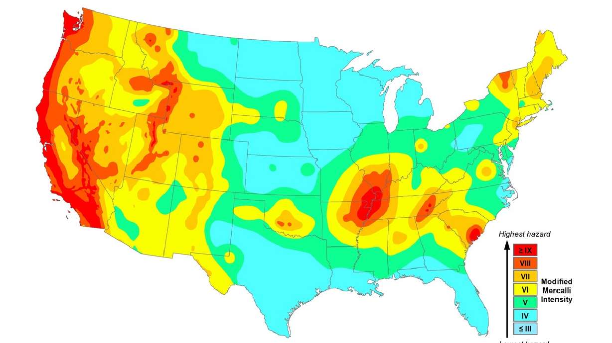 Nearly half of Americans live in areas prone to earthquakes, study says