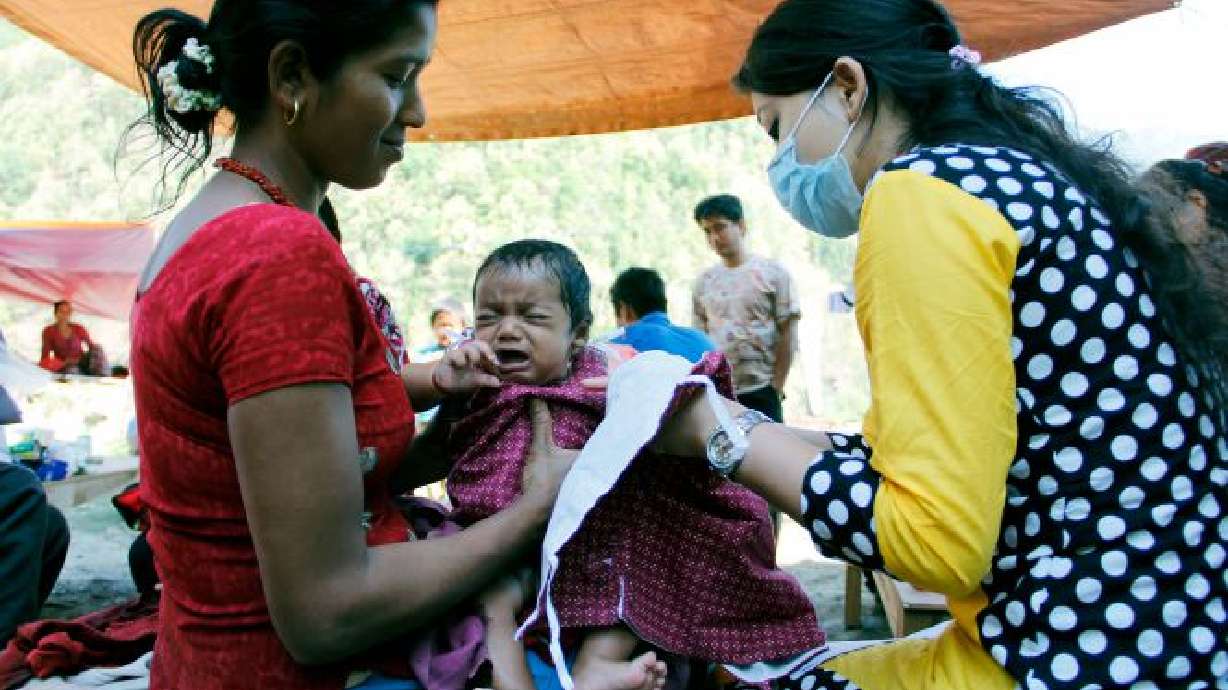 Putting feet and tents on the ground amidst Nepal's devastation