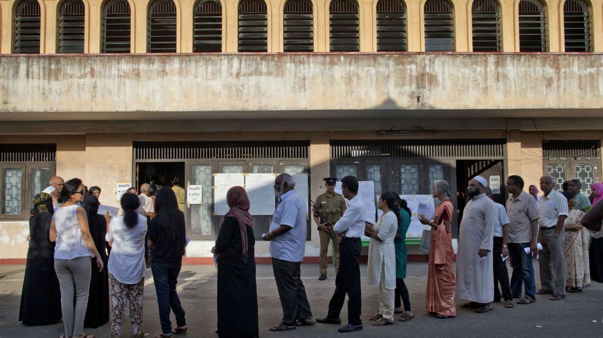 Sri Lanka's prime minister defeats ex-president in elections