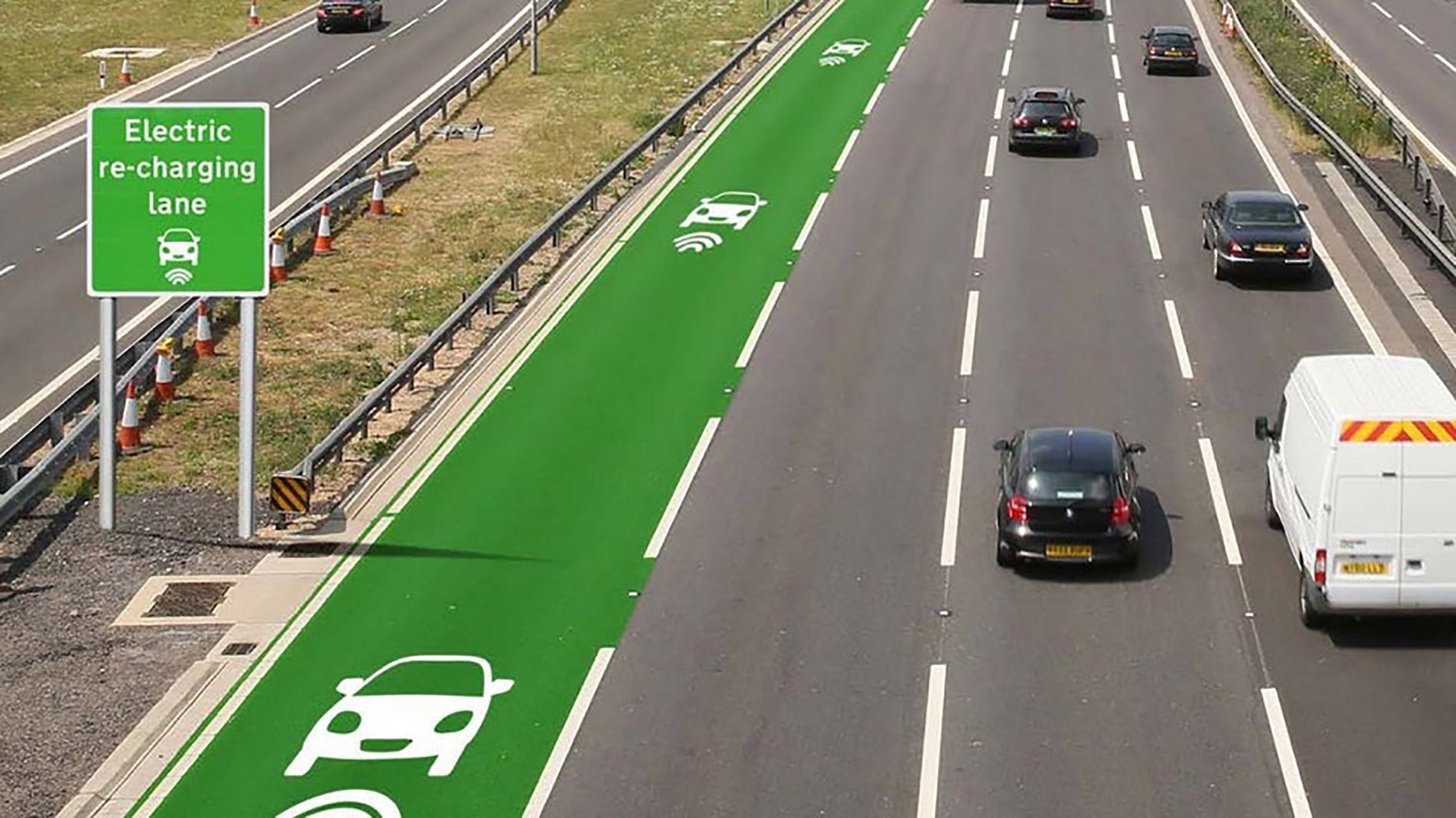 These roads will charge cars as they drive