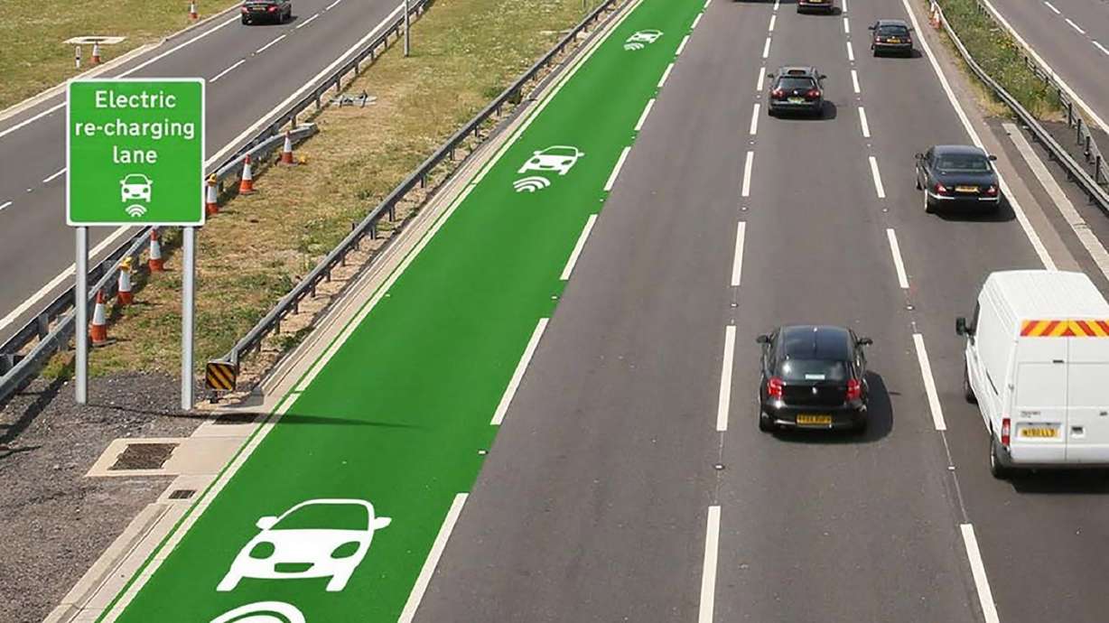 These roads will charge cars as they drive