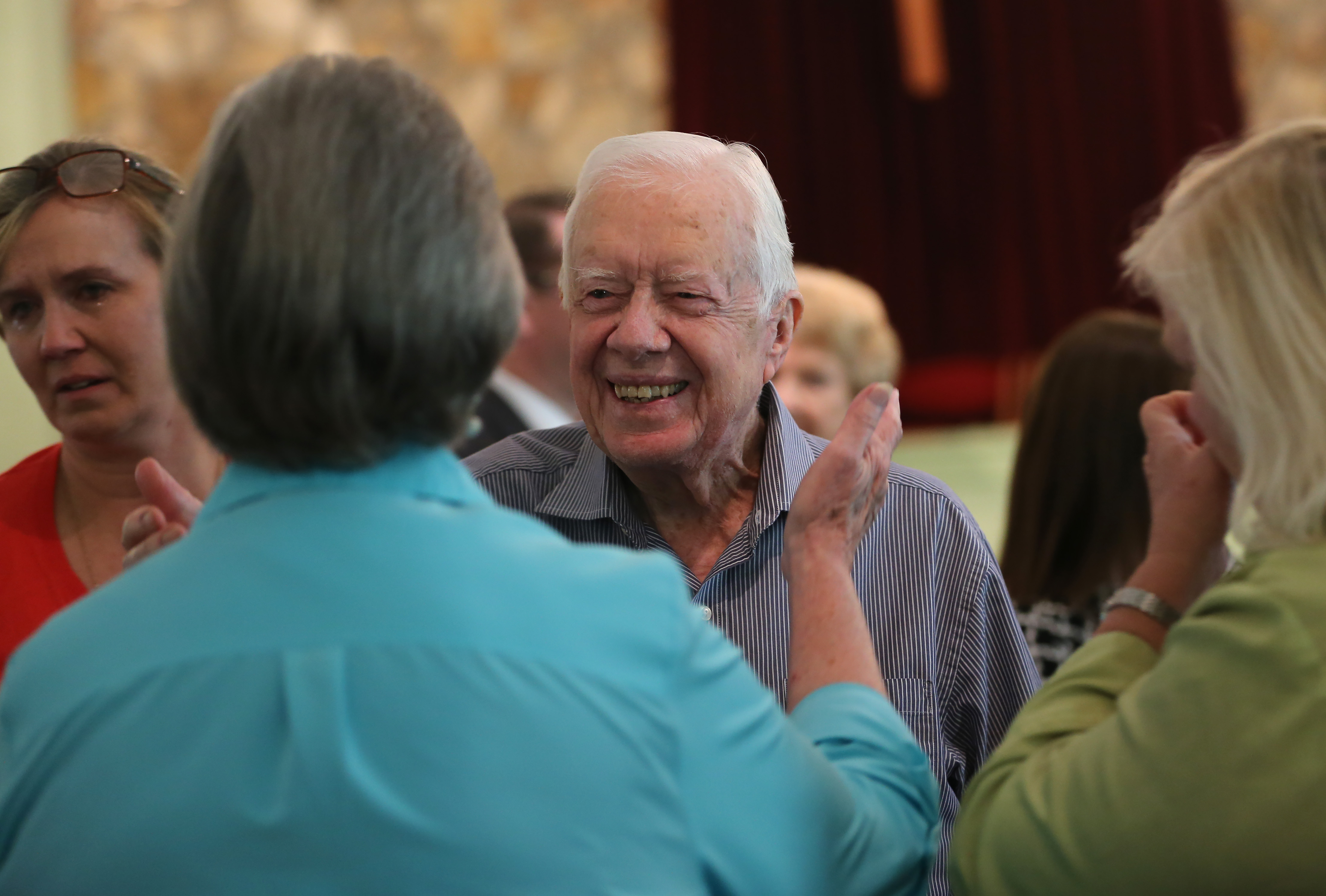 The Latest: Jimmy Carter's doctor talks about treatment
