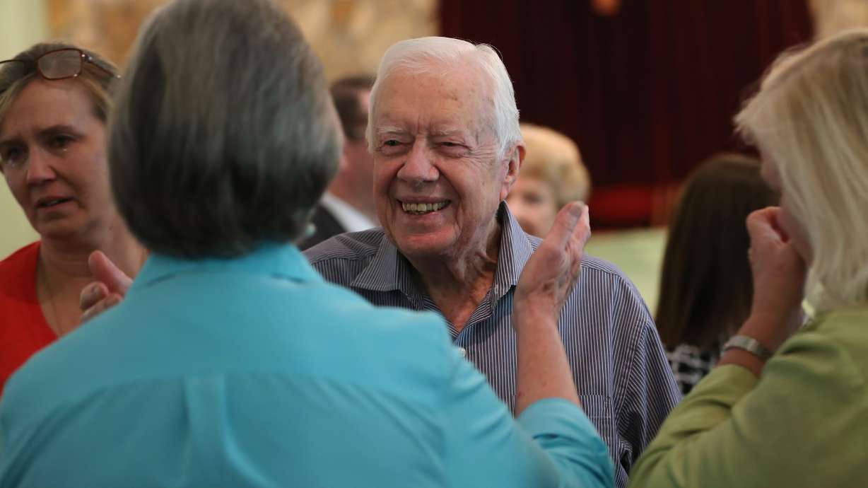 The Latest: Jimmy Carter's doctor talks about treatment