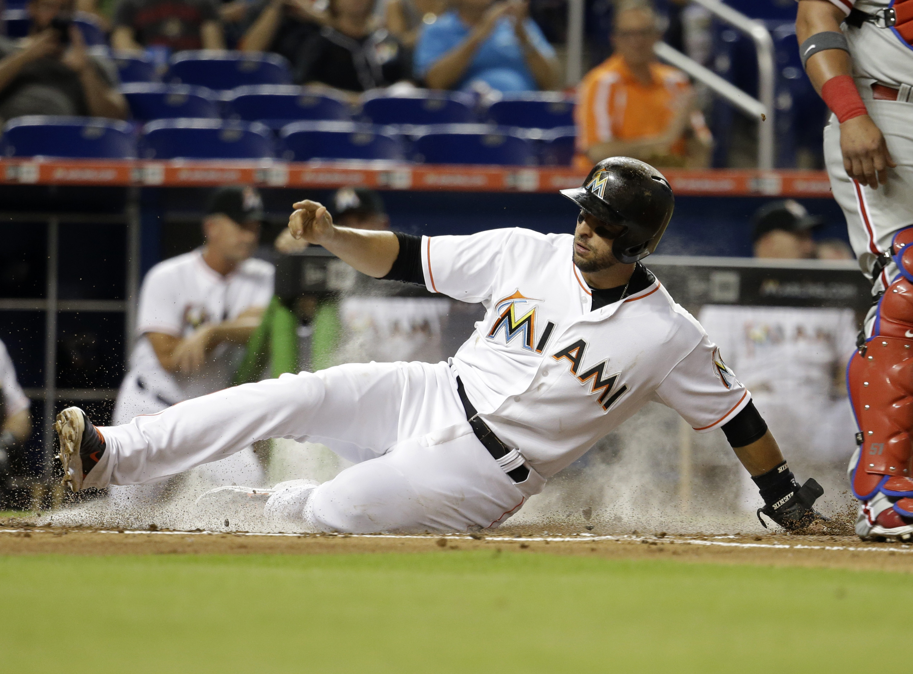 Ozuna, Prado power Marlins to 9-7 win over Phillies