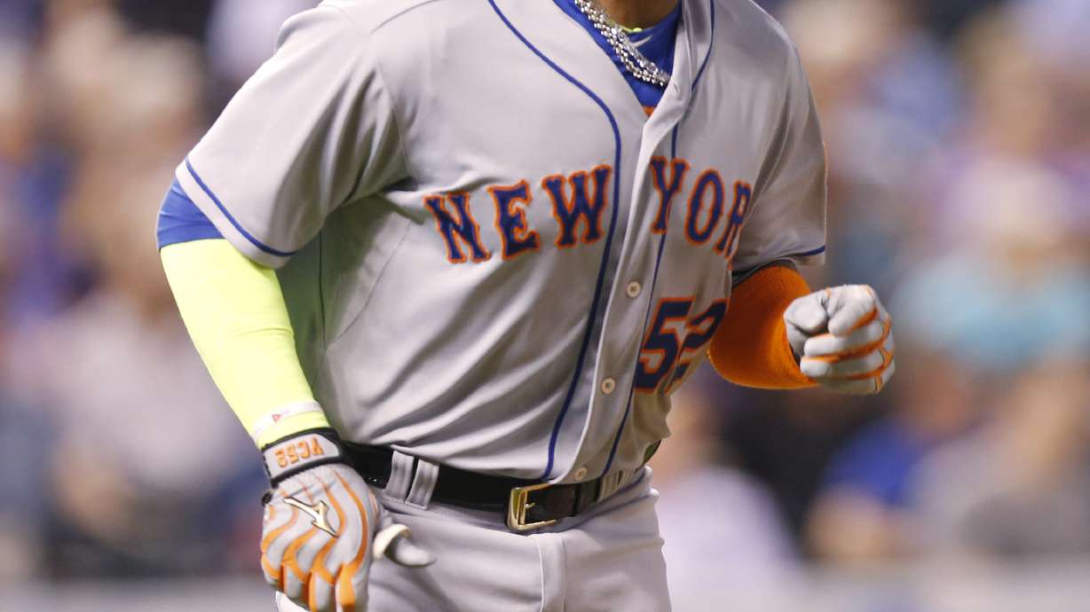 Mets' Cespedes homers 3 times against Rockies