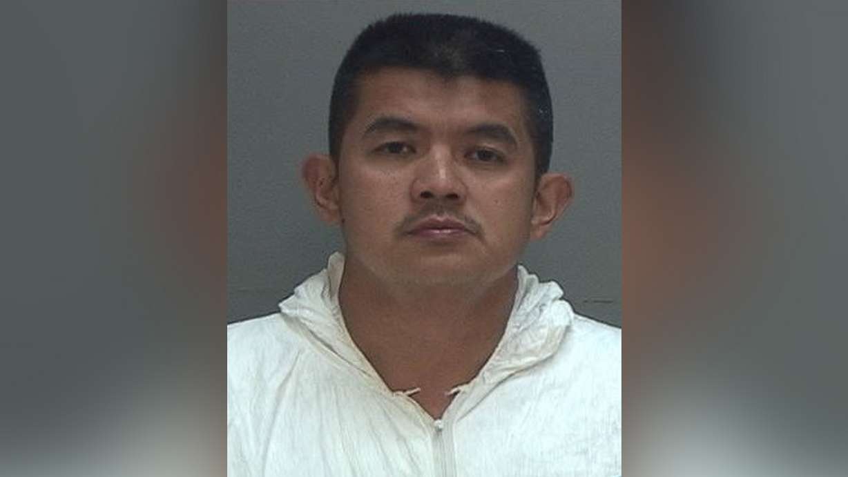 Valentin Dulla Santarromana was booked into the Salt Lake County Jail for investigation of multiple counts of attempted homicide following a double shooting in Millcreek Saturday, Aug. 22, 2015. (Photo: Salt Lake County Sheriff's Office)