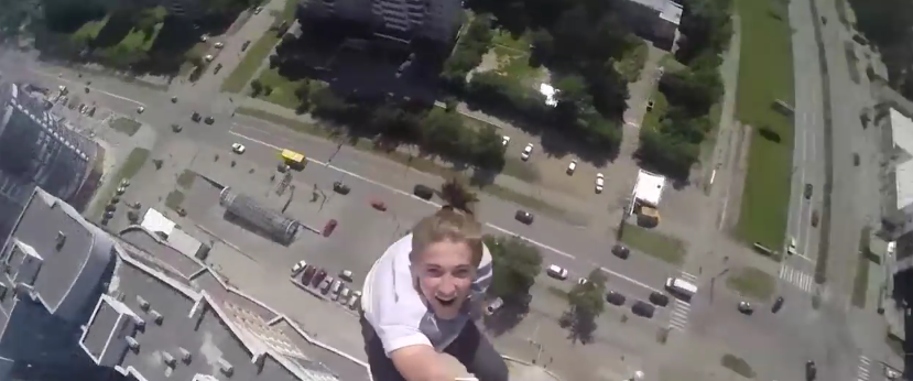Russian daredevil hangs out; Dez's son runs hard