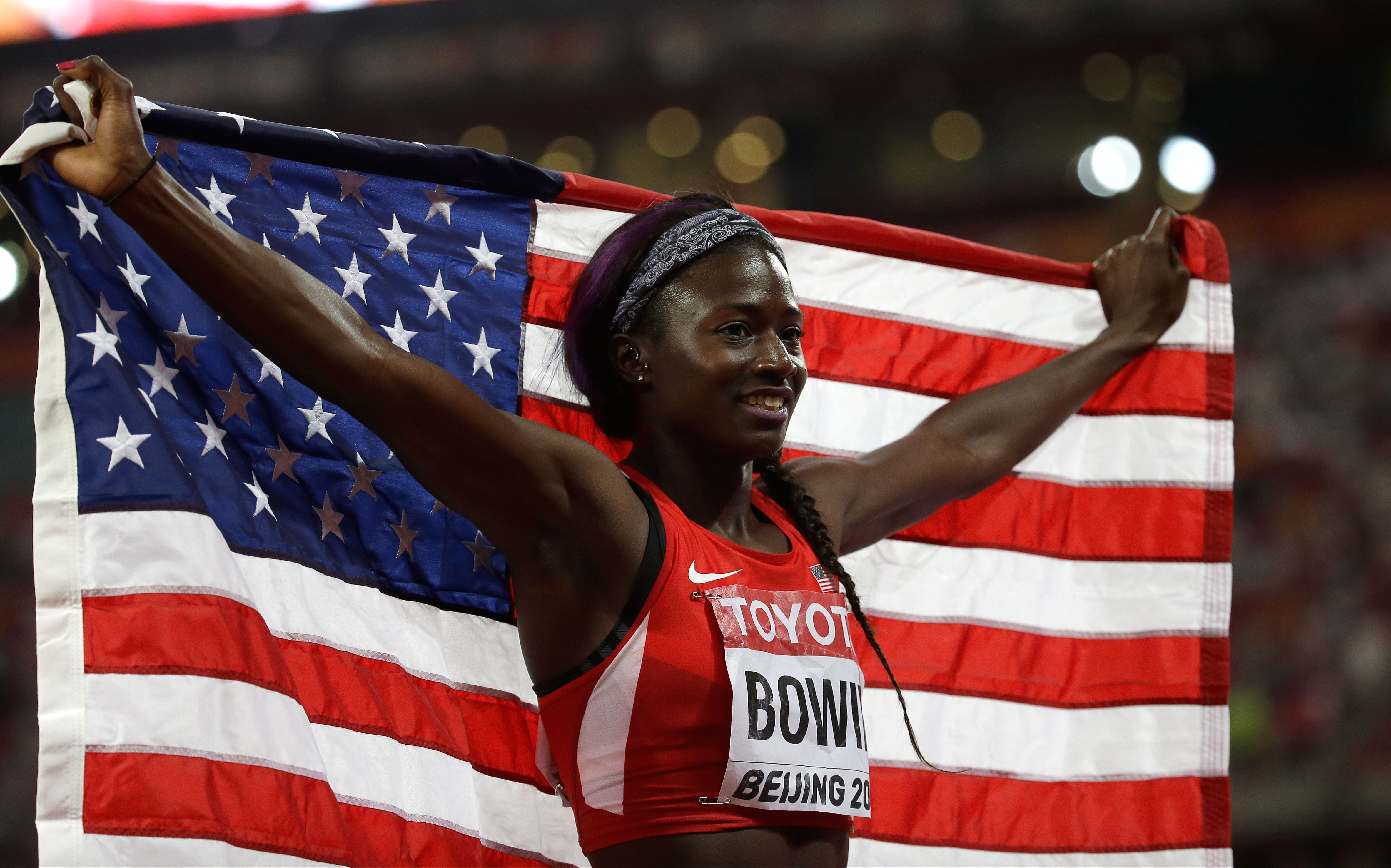 Upstart American sprinter Tori Bowie takes bronze at worlds