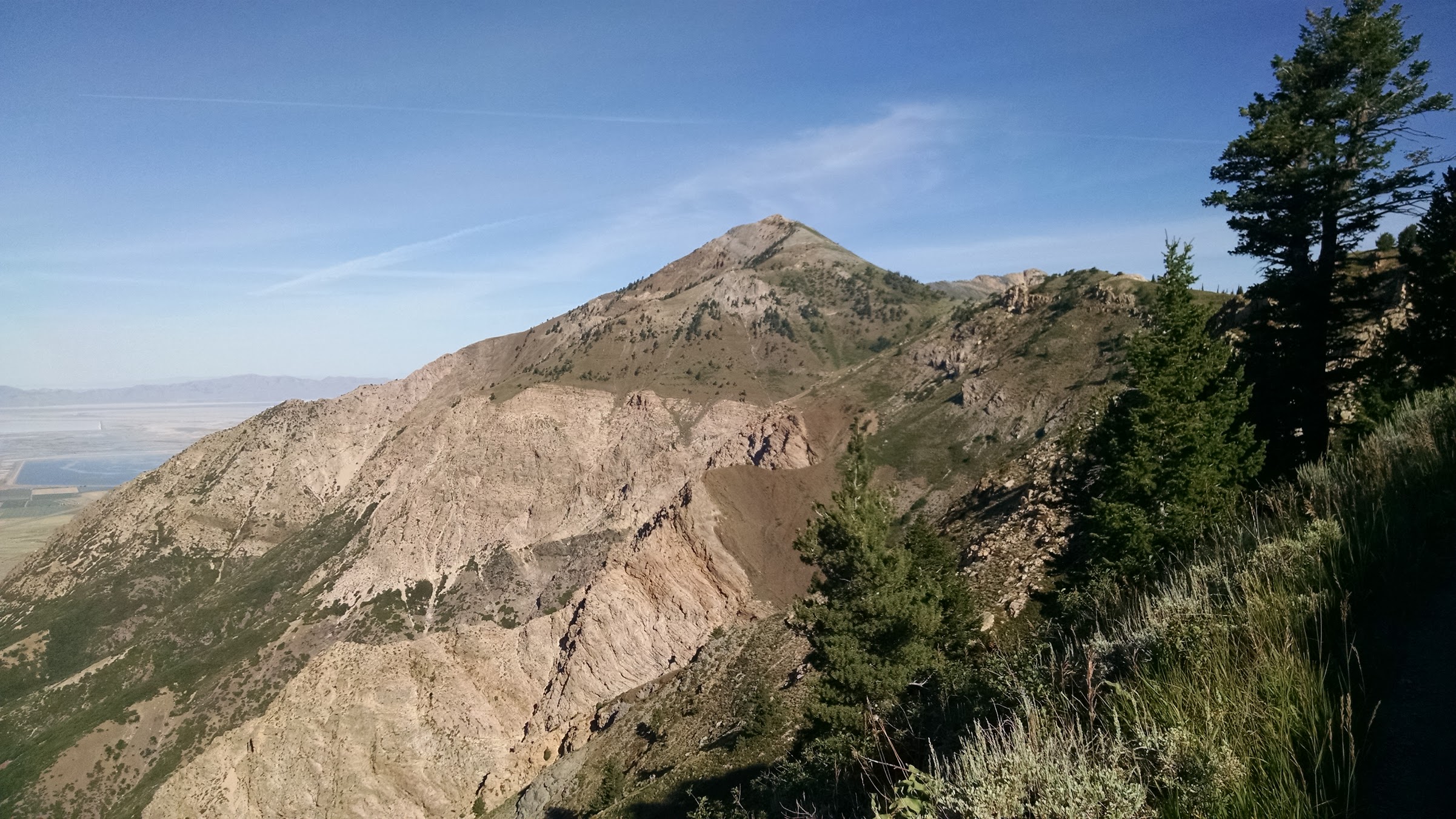 Hikers can see as far as Idaho on Ben Lomond peak