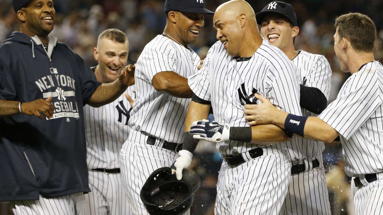 Beltran hits sacrifice fly in 9th; Yankees beat Astros 1-0