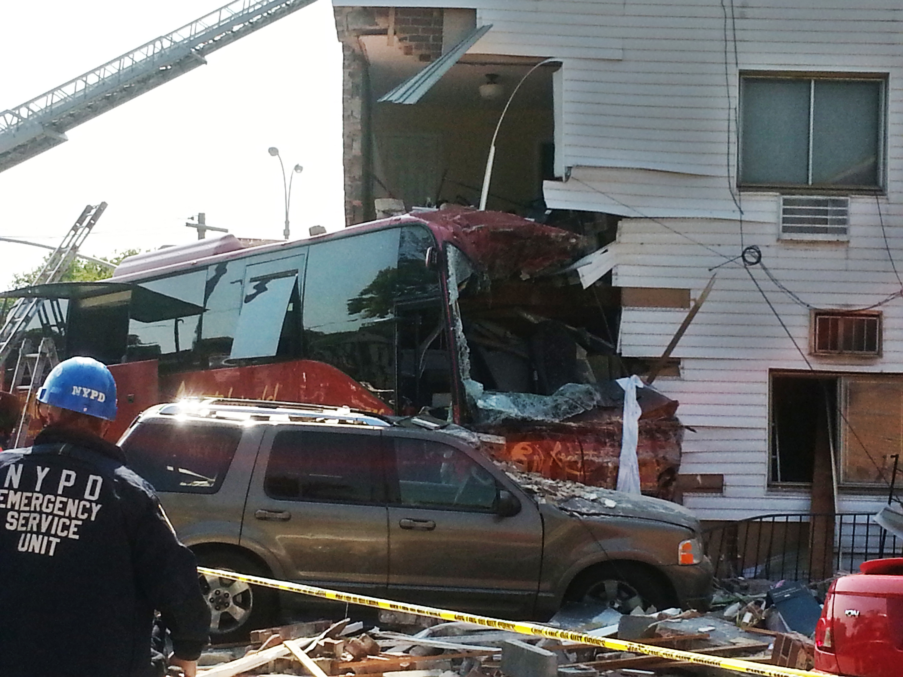 Police: Car driver cut off NYC casino bus before it crashed