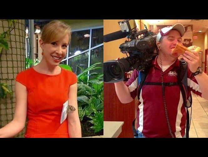 Dos trabajadores de TV mueren atacados a tiros; asesino se filma y lo publica en medios sociales 