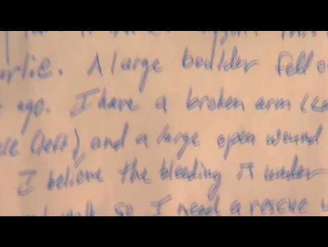 Jovencito de 13 años salva a su padre de UT luego de que una roca cae sobre él