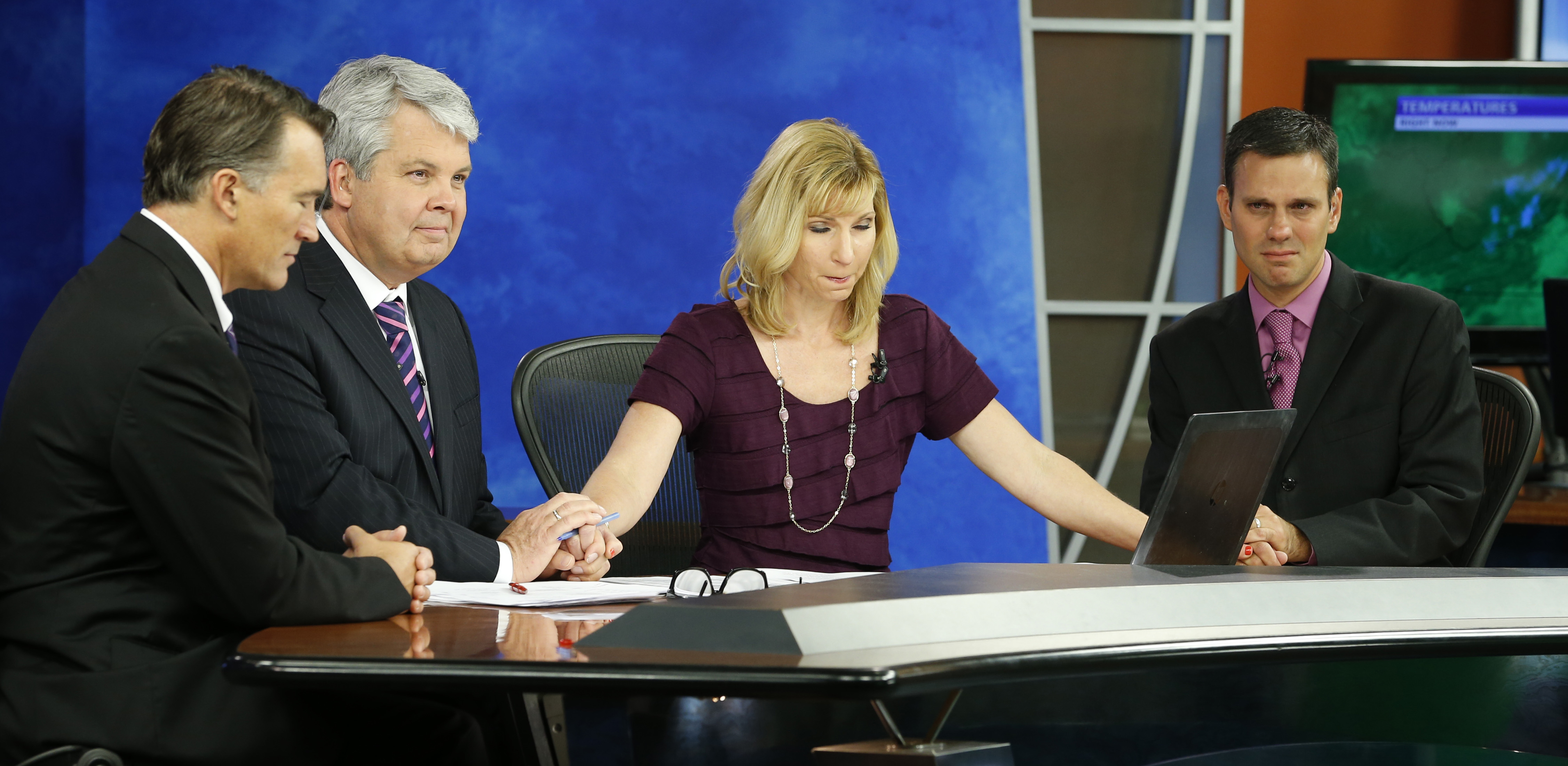 Anchor's shock at live TV slayings shifts to poise, strength