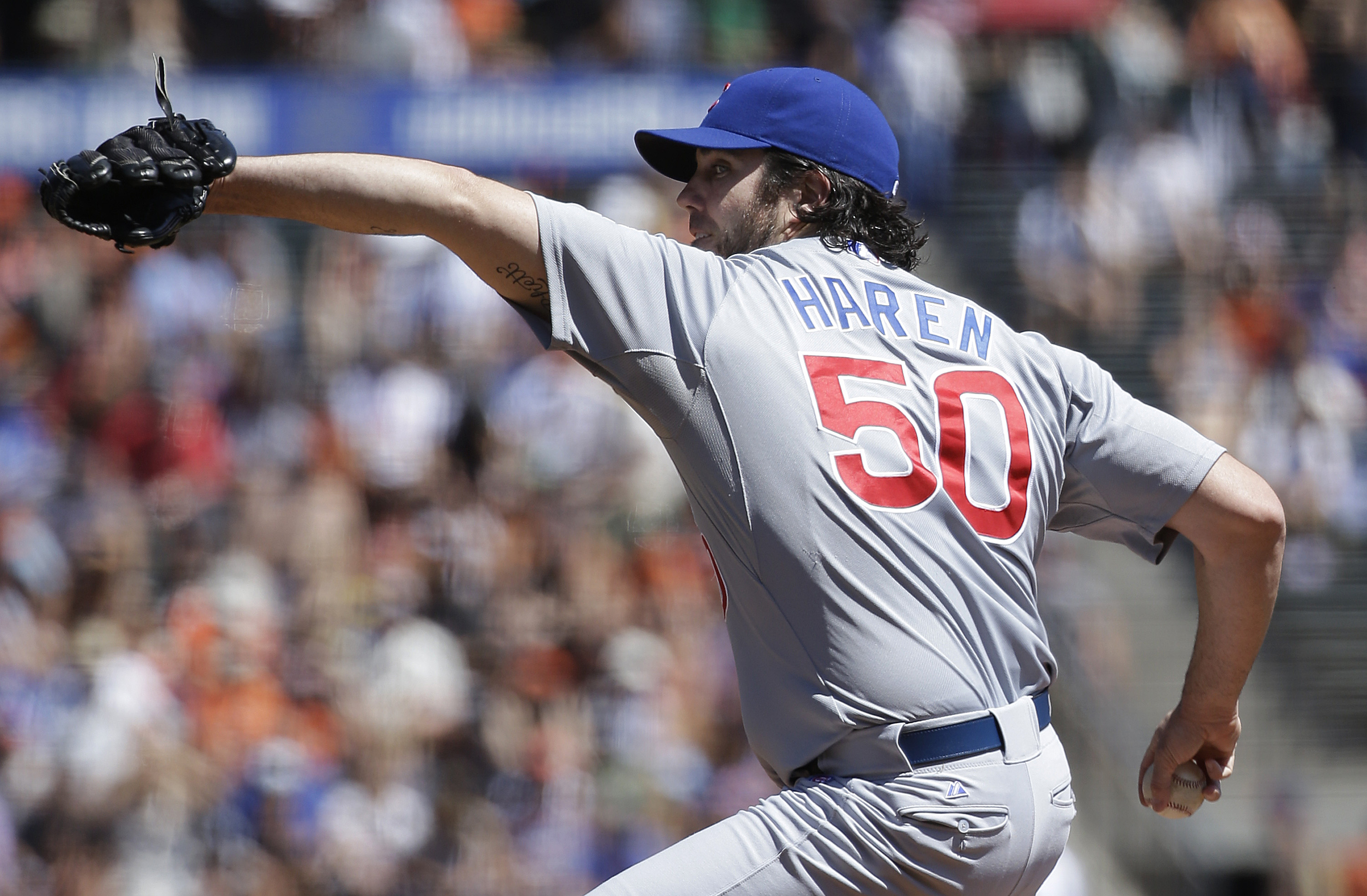 Tomlinson hits grand slam for 1st MLB HR, Giants beat Cubs