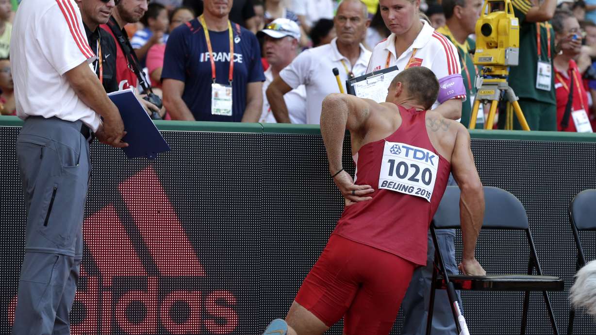 US decathlete Trey Hardee out of worlds with back injury