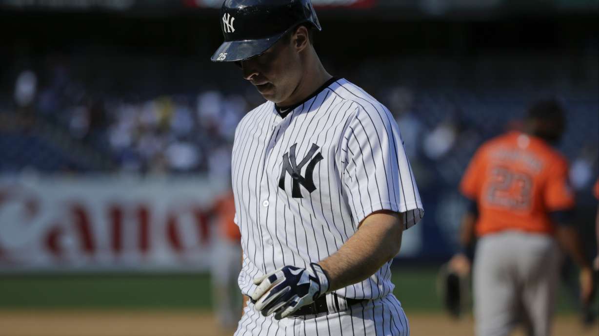 Yankees 1B Teixeira still can't run, doesn't start vs Braves