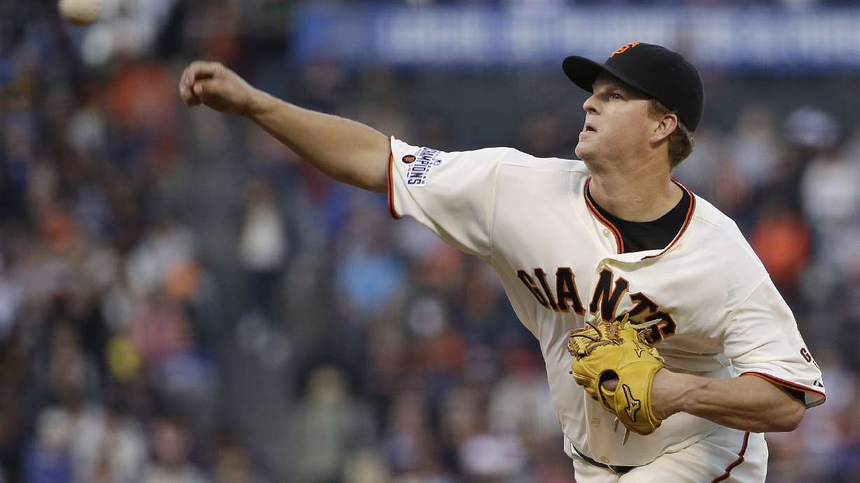 Giants put RHP Cain on 15-day DL with elbow nerve irritation