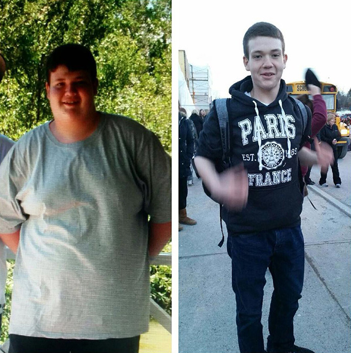 How one teen began his 165-pound weight loss journey