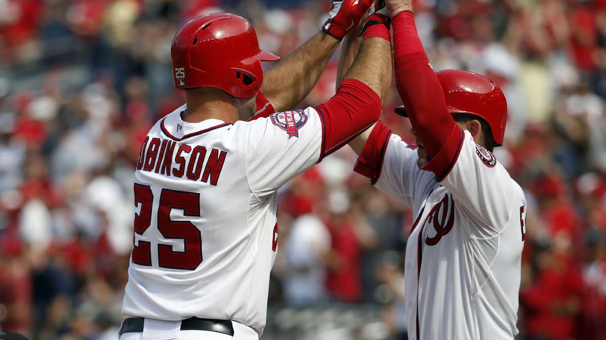 Werth homers, drives in 3 as Nationals beat Marlins 7-4