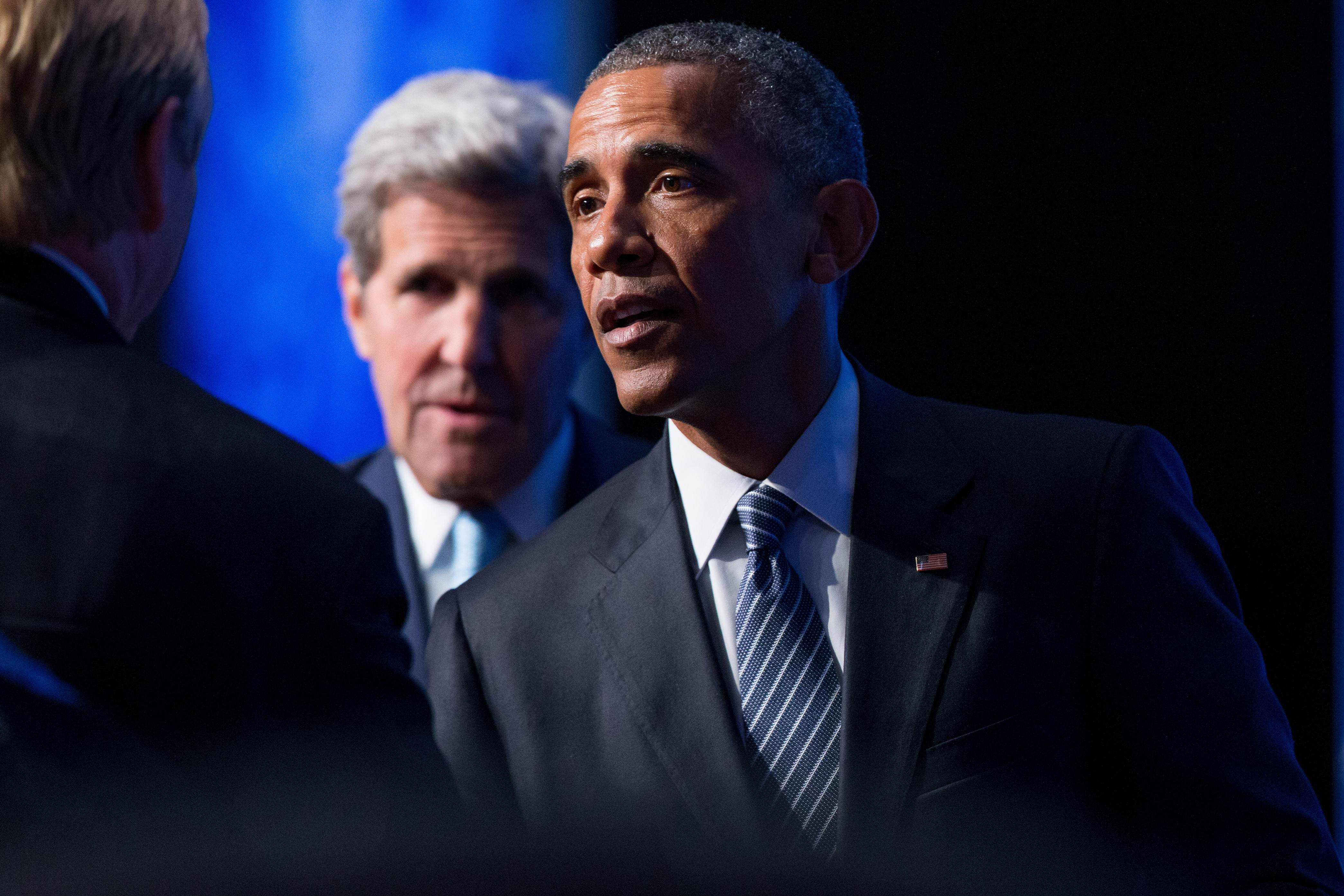 In climate bid, Obama stares down melting Alaska glacier