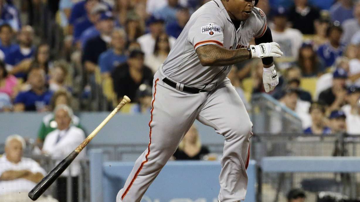 Dodgers beat Giants 5-4 in 14 innings on Gonzalez's single