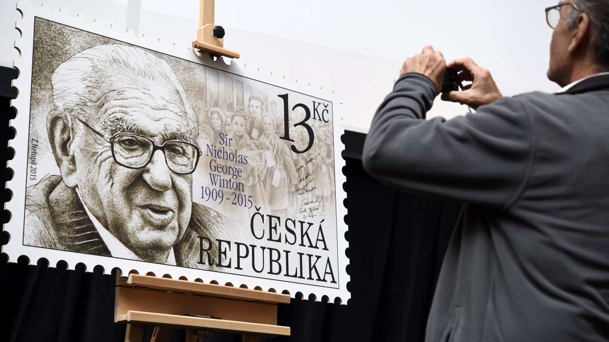 Sir Nicholas Winton has postage stamp in Czech Republic