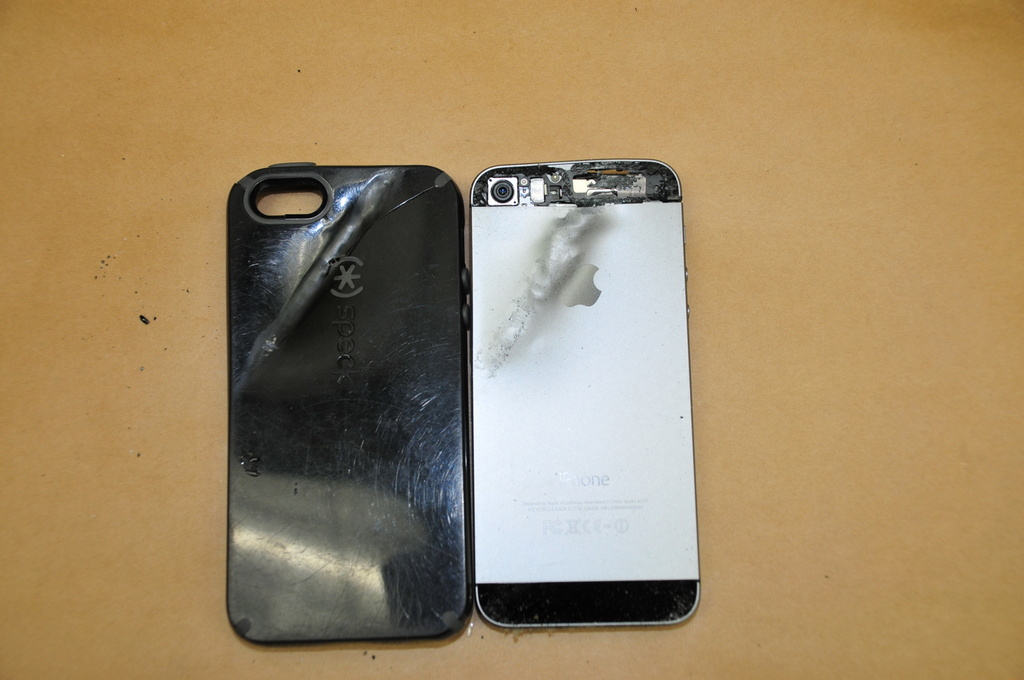 College student protected from bullet by iPhone