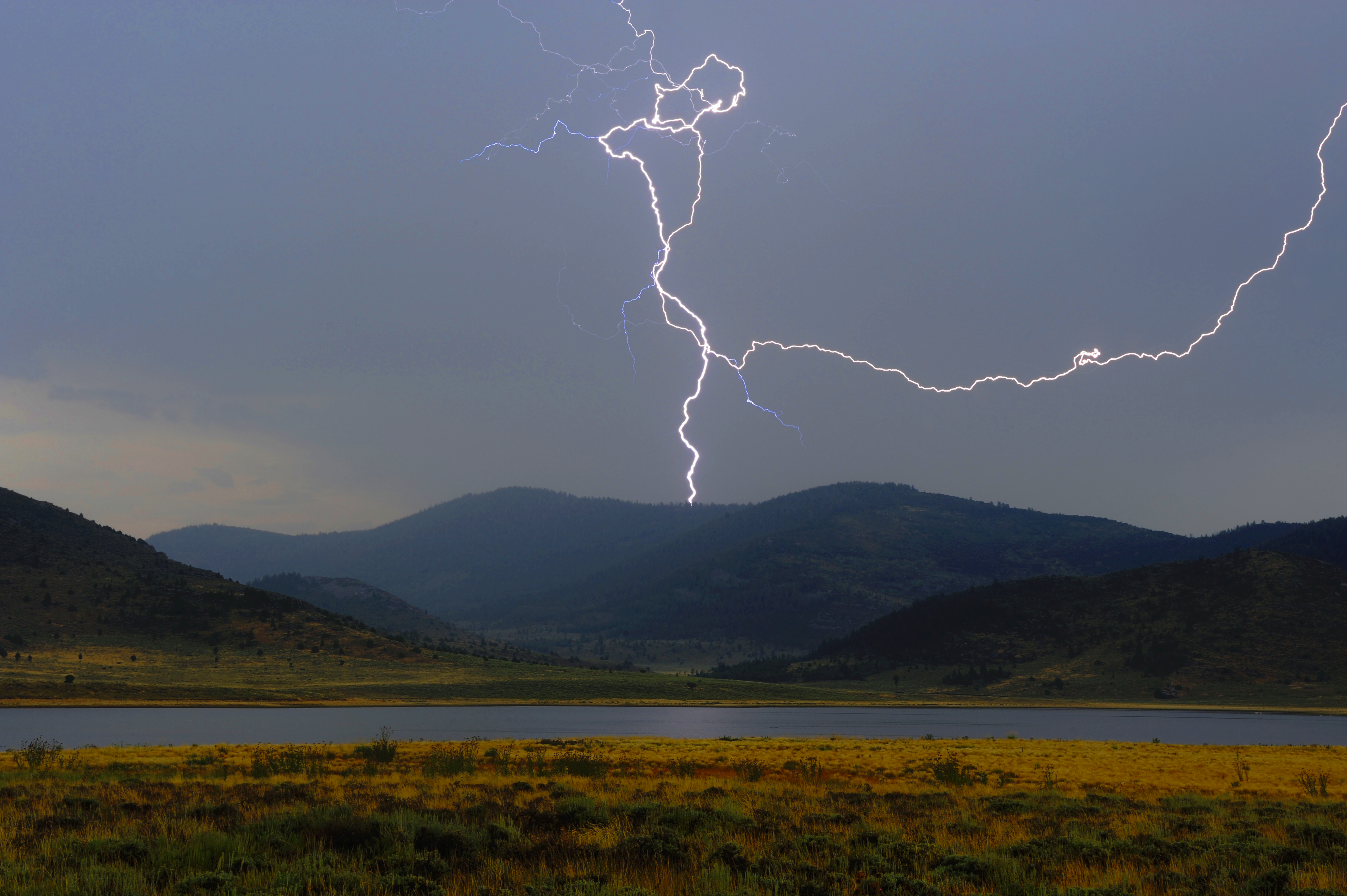 Lightning over Matt Warren Reservoir | Photo Credit: Tyler Allred