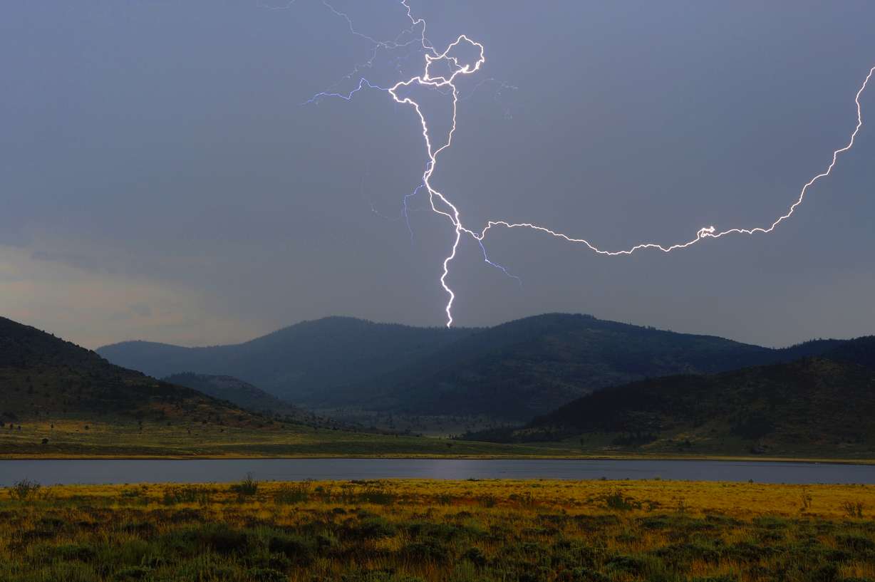 Lightning over Matt Warren Reservoir | Photo Credit: Tyler Allred