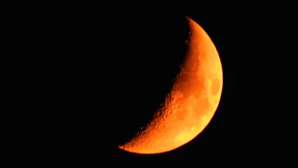 Moon Through The Smoke at Point of the Mountain | Photo Credit: Neil McGarry
