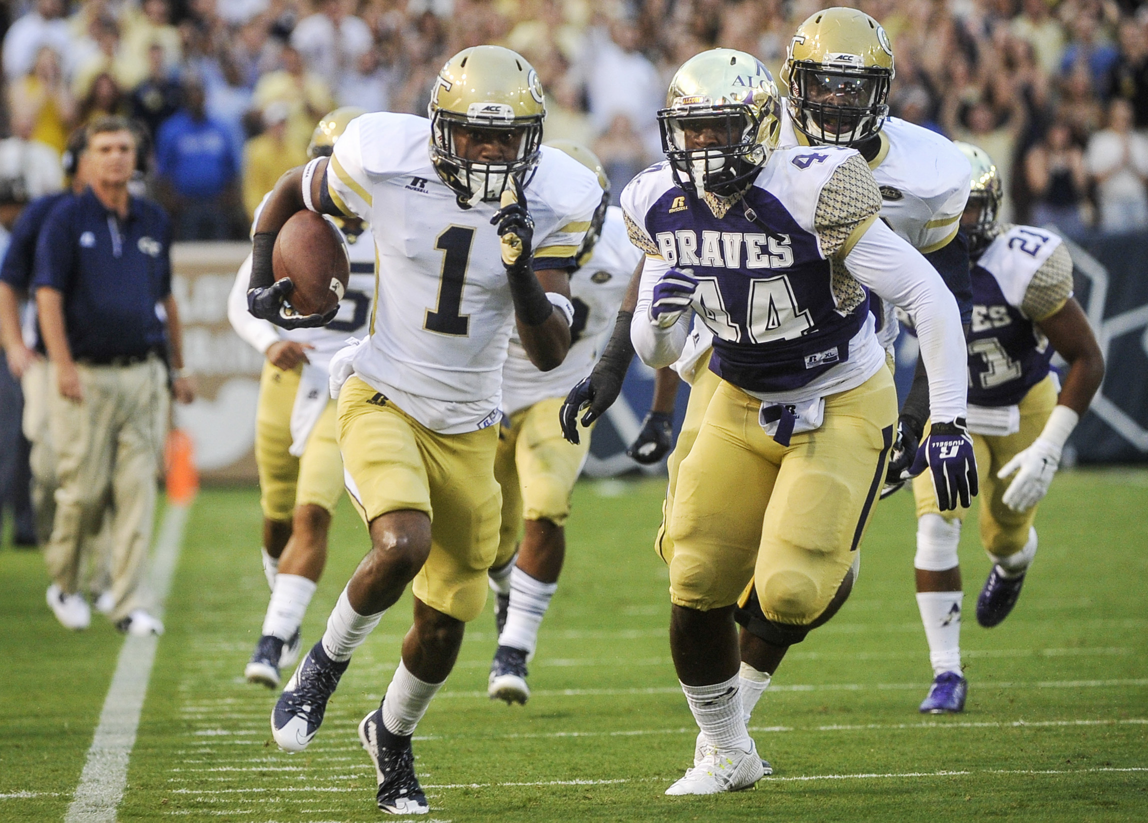 No. 16 Georgia Tech romps to 69-6 victory over Alcorn State