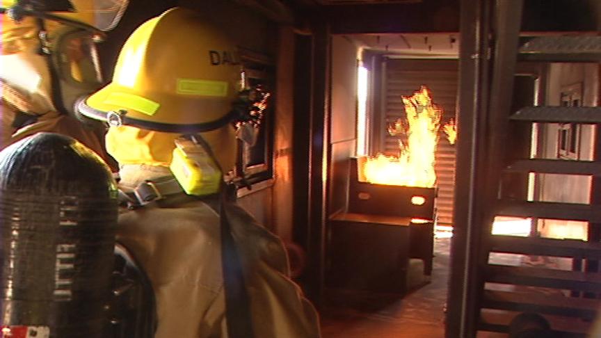 Firefighters Train for Heated Situation