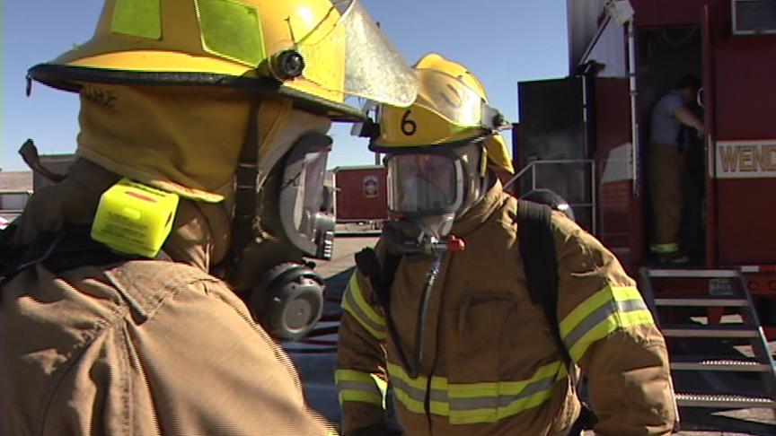 Firefighters Train for Heated Situation