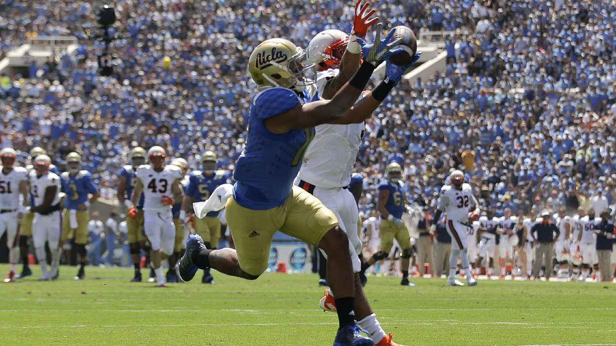 Rosen leads No. 13 UCLA past Virginia 34-16 in stellar debut