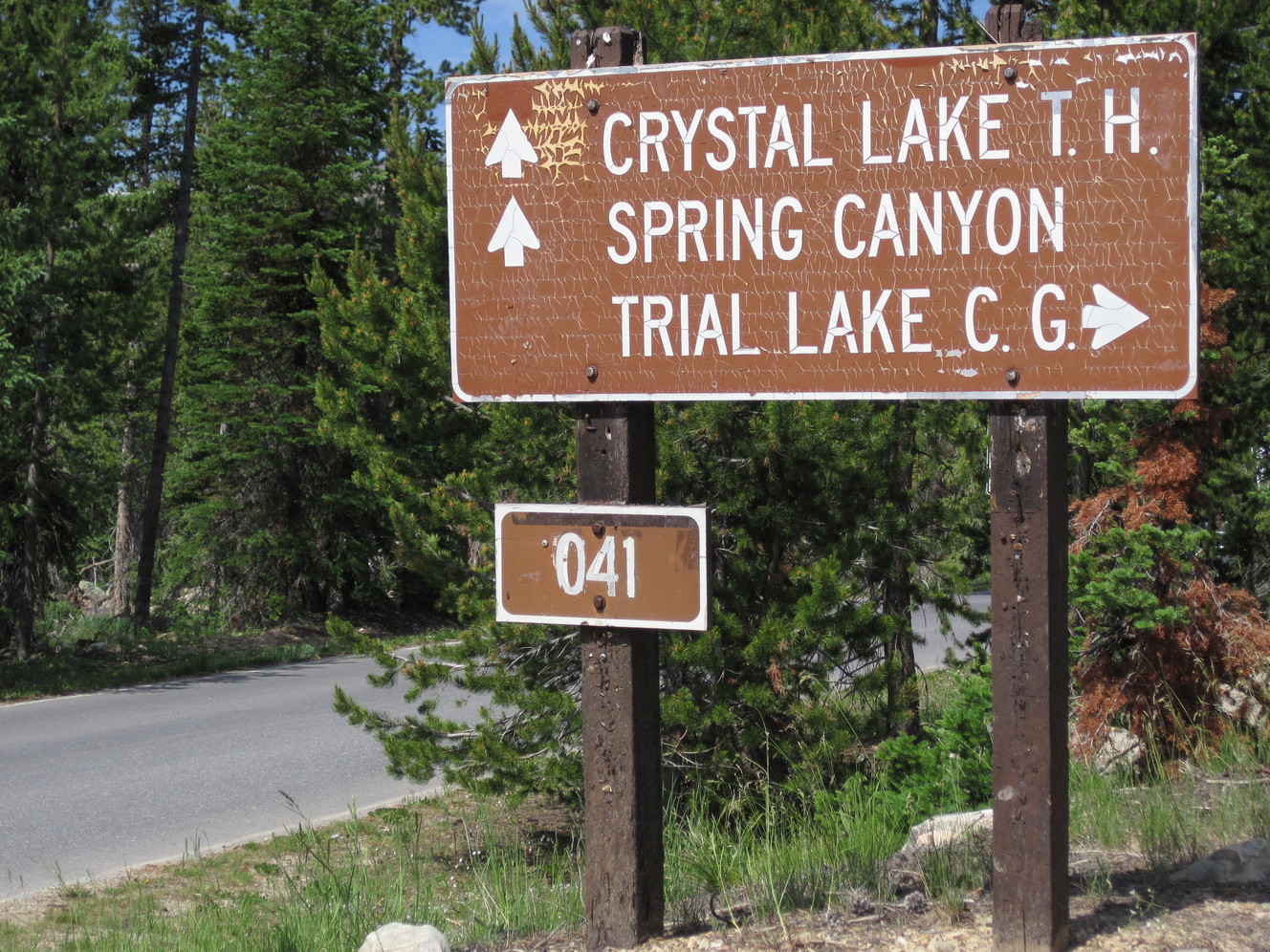 Once you take the Trial Lake turnoff, stay on the main paved road to Washington Lake and campground. (Photo: Michael Radice, KSL-TV)