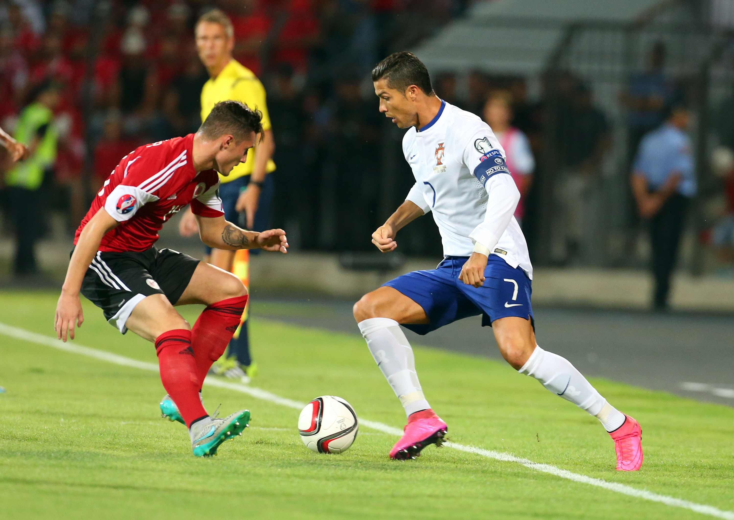 Portugal beats Albania 1-0 in Euro 2016 qualifying