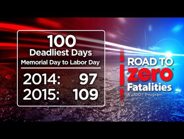 Las rutas de Utah tuvieron más muertes que en el 2014 durante los 100 días más mortíferos