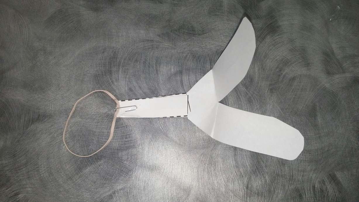 This is a completed helicopter. Photo: Susan Jeppesen