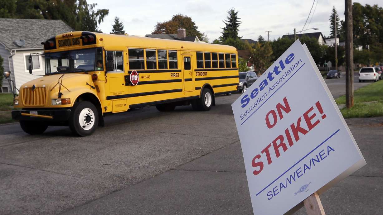 Striking teachers say pay gap makes Seattle tough to afford