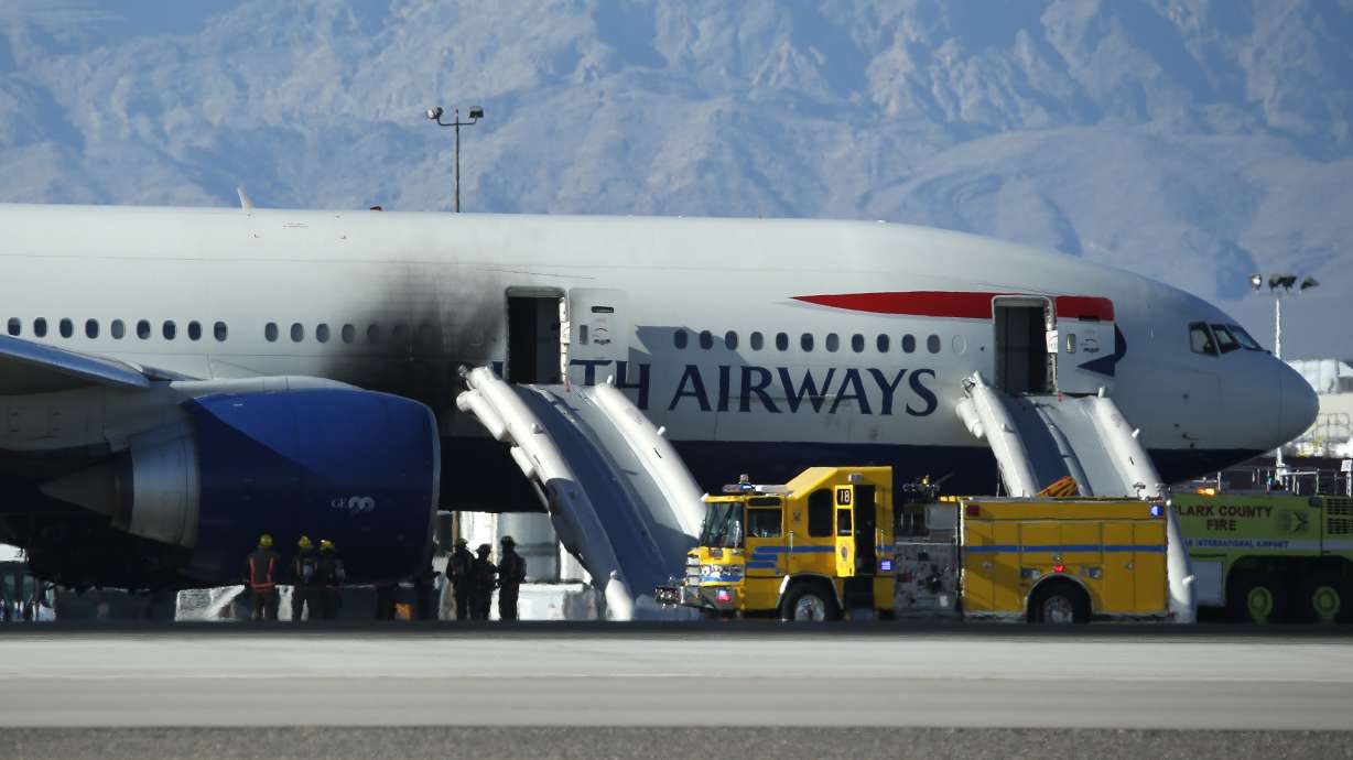 Vegas plane fire passengers escaped with lives _ and bags