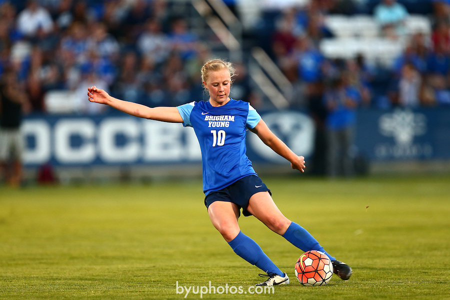 Phillips' late goal helps No. 5 BYU soccer blank Utah State