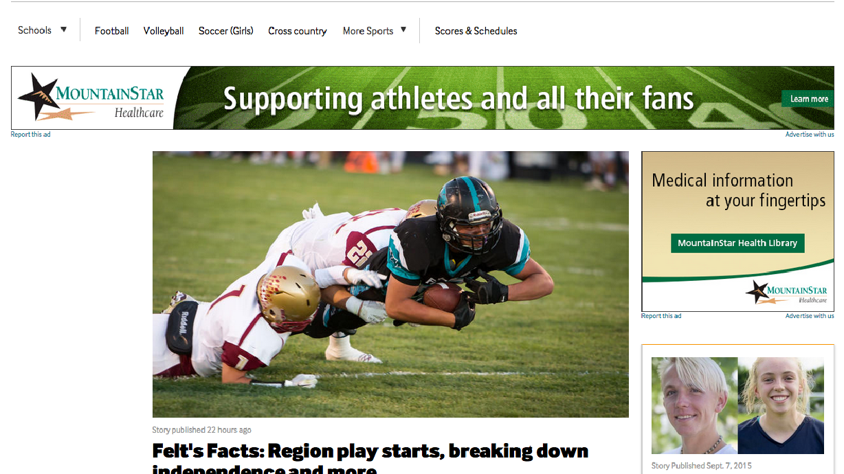 DeseretNews.com calls audible with new high school sports site