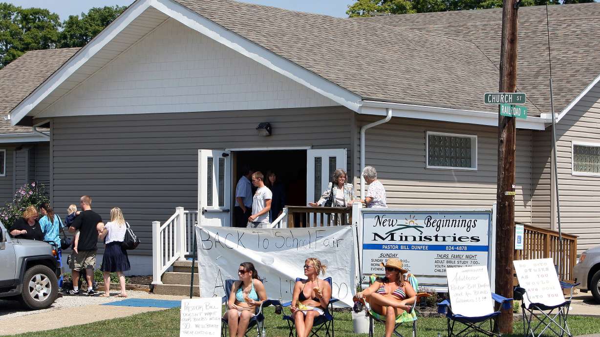 Ohio church sues strip club for holding topless protests