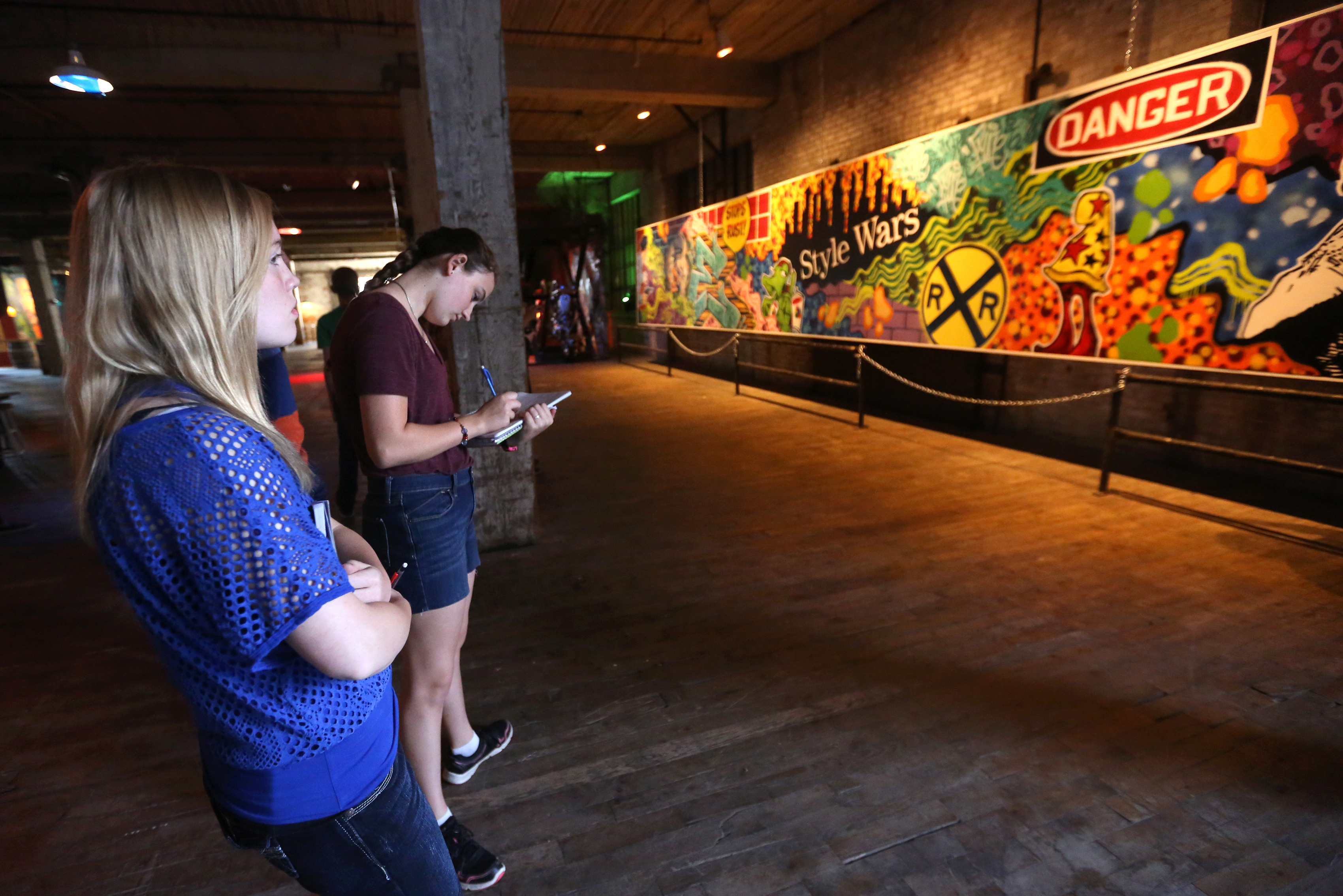 Dubuque middle schoolers writing essay about graffiti